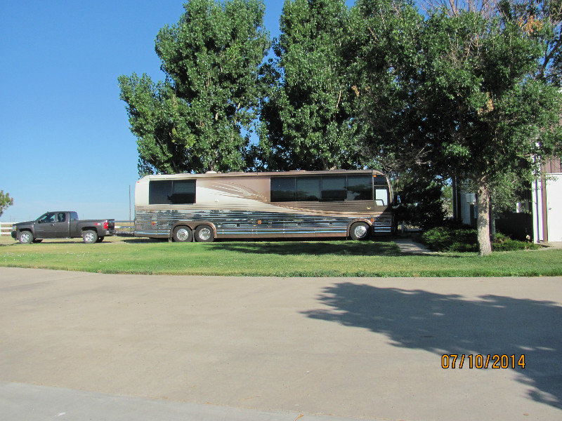 Our RV Spot with full hook-ups. NICE!