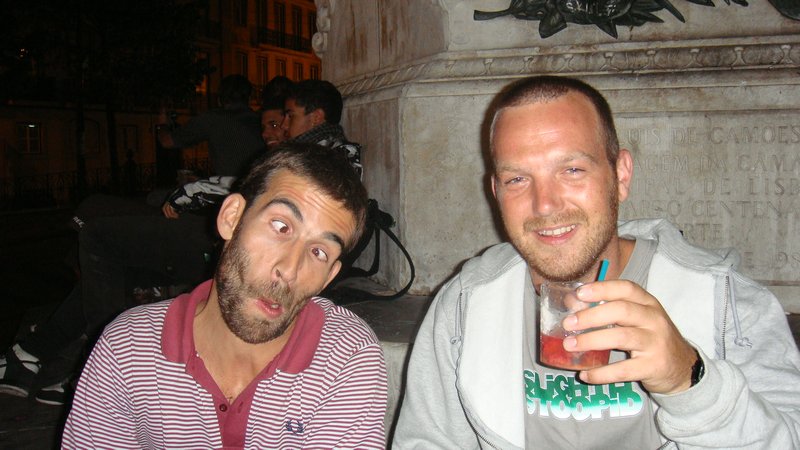 Jody and Nuno after perhaps too many Mojitos!
