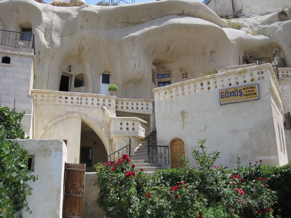 The cave hotel we slept at in Goreme