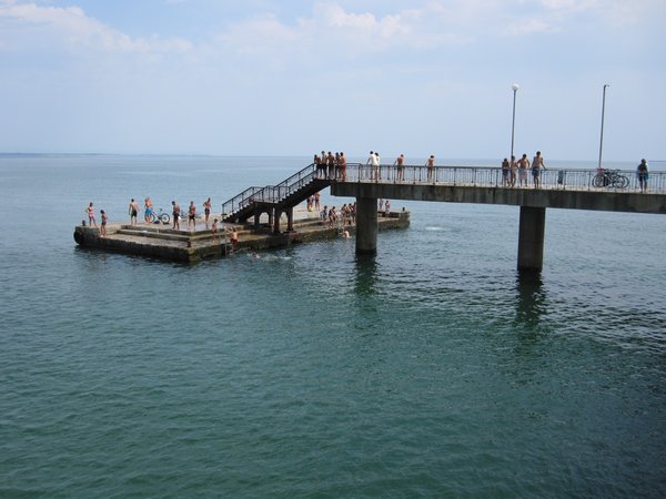 Pier on the Black Sea