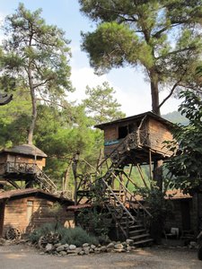 The treehouse we stayed at in Olympos