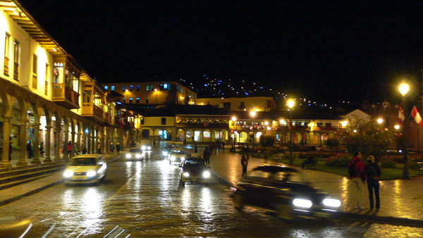 Cusco in der Nacht