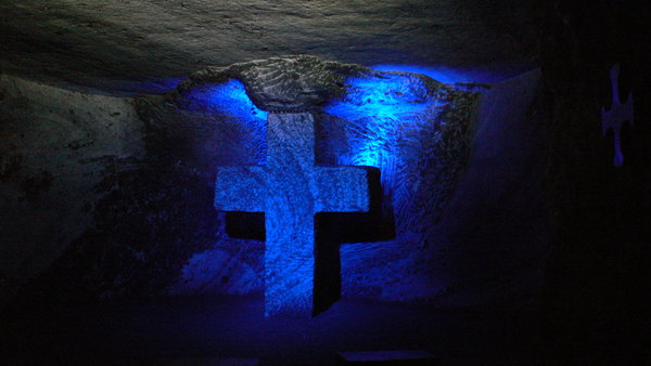 blaues Kreuz (Zipaquira)