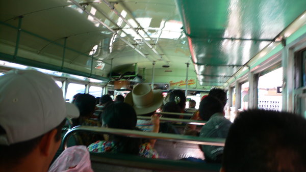 im Bus auf dem Retourweg :-)