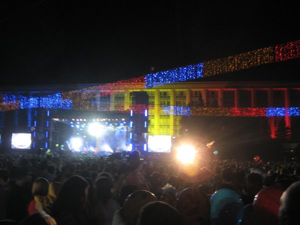The main stage where Zdub si Zdob performed