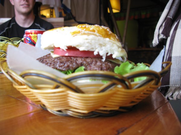 yak burger. 
