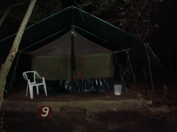 Outside of our tent