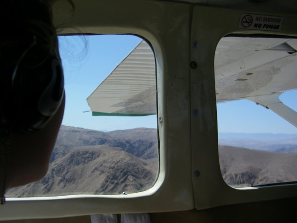 Uitzicht boven Nazca