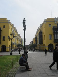 Zijkant Plaza Mayor