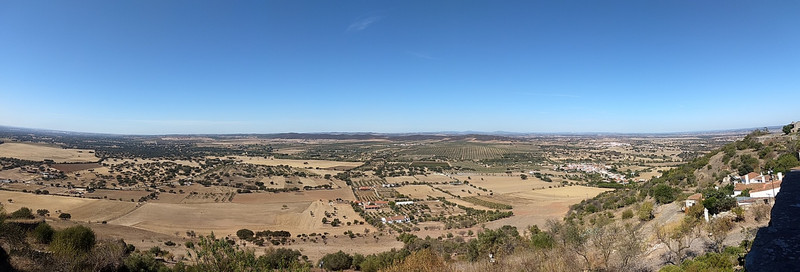 panoramic from the castle at Monsaraz