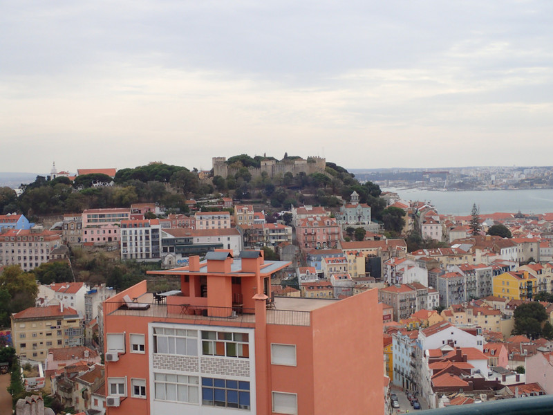 overlooking Lisbon