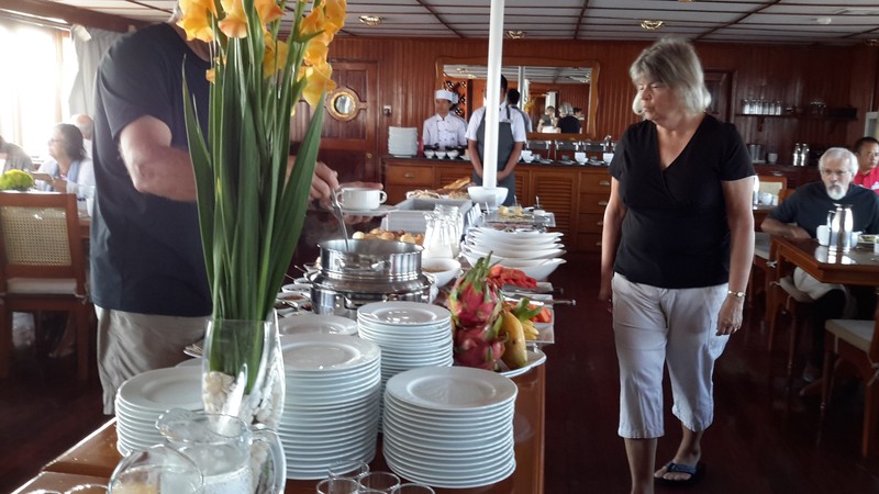 the dining room onboard