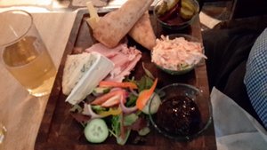 Ploughman's Lunch at the Black Horse Pub