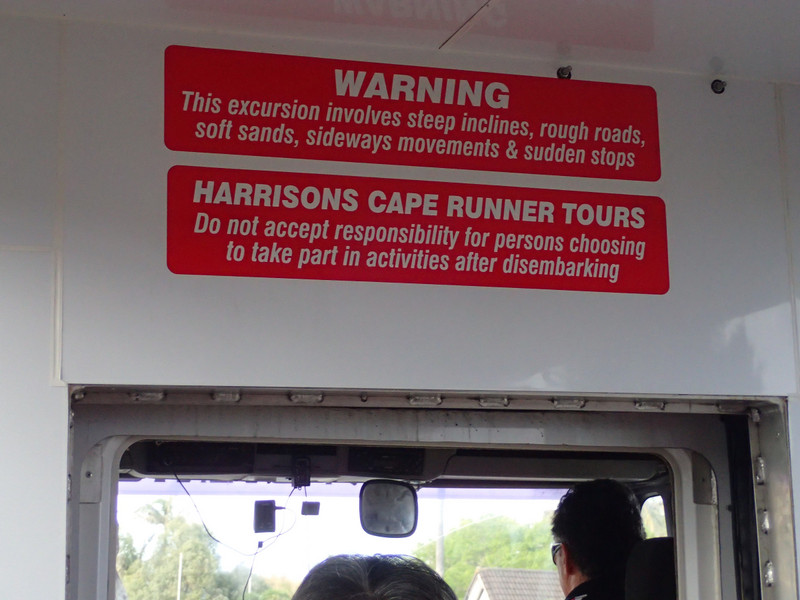 passenger warning