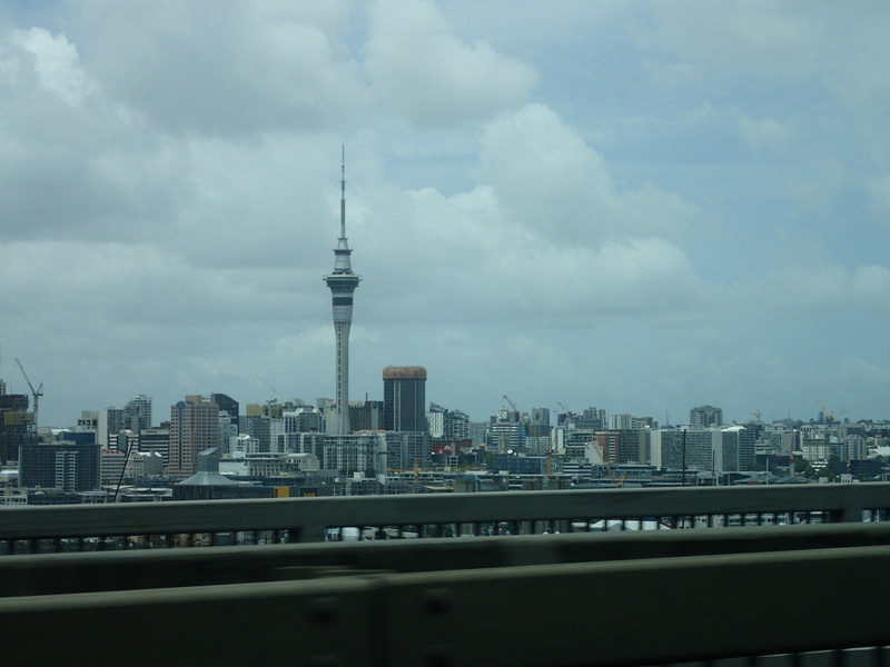 whizzing by Auckland