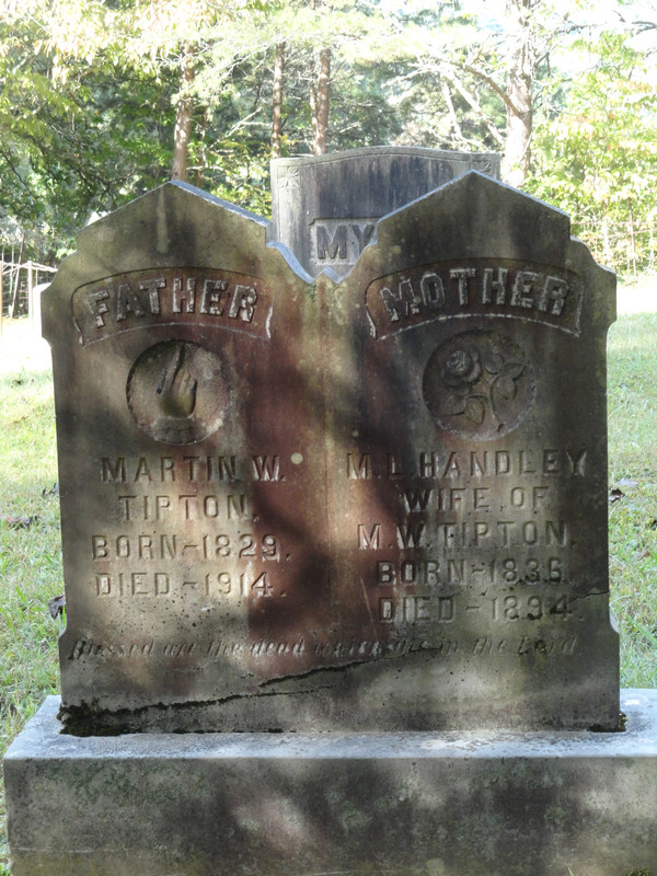Marker in Cemetary by Old Methhodist Church