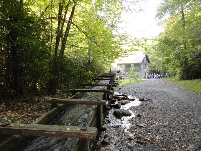 Mingus Mill near the South entrance of Smoky Mountain National Park