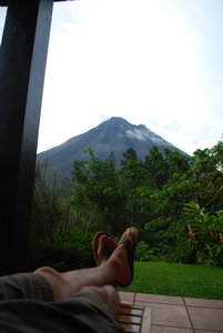 View of Arenal from Our Room