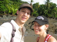 Adam and Amy in Costa Rica
