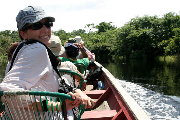 Boating into the Amazon