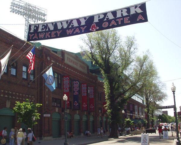 Fenway Park on game day
