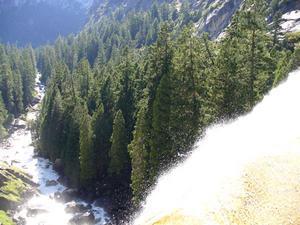 The view from atop Vernal Falls