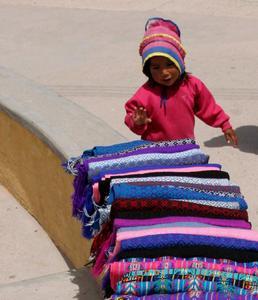 Tarahumara girl in Divisadero