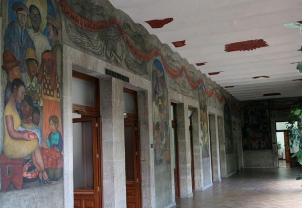 Diego Rivera's murals in the Secretary of Public Education building