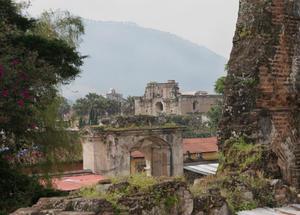 View of some of Antigua's ruins