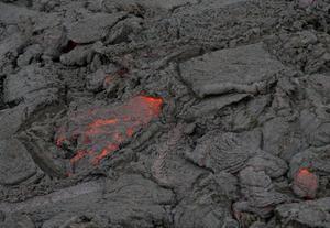 A river of lava