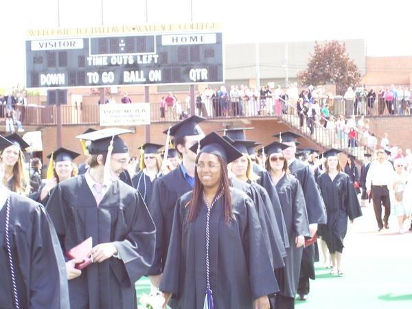 Graduation- The walk to the stadium