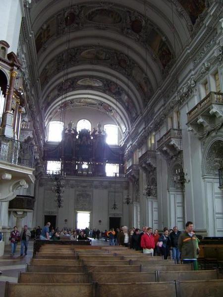 Interior of Salzburg Cathedral