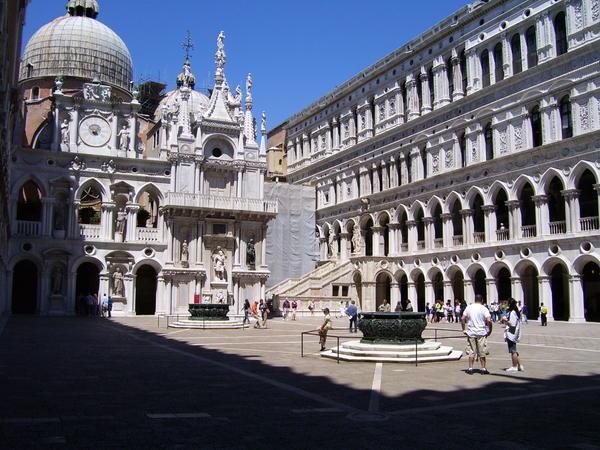 The inside of the Doge's Palace