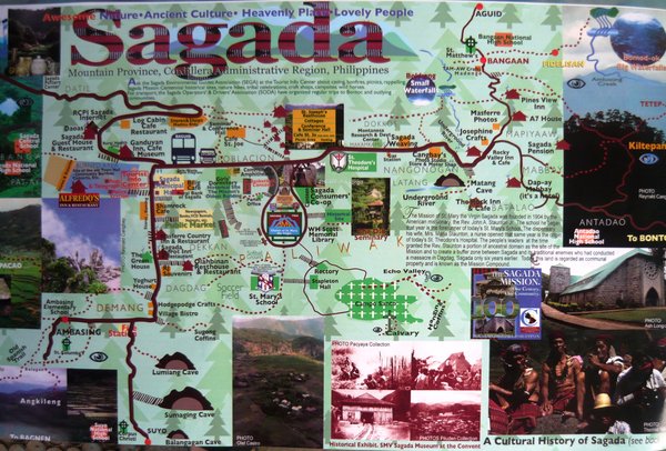 Map of Sagada