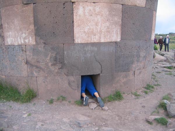 "Jamie, come out of that Inca tomb"...