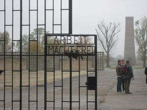 Concentration camp entrance