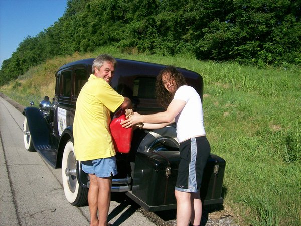 Roadside assistance by a very nice fellow