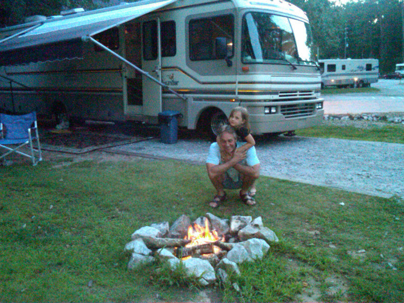 Lorelei and Oupa love a good camp fire!