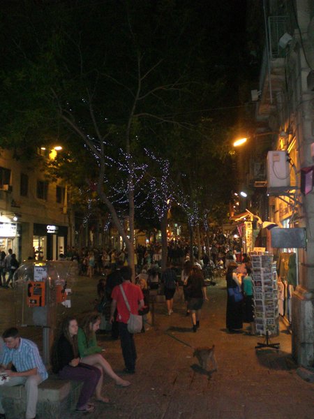Ben Yehuda street after Shabbat