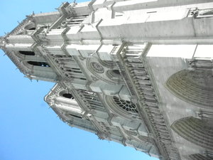 Notre Dame from below