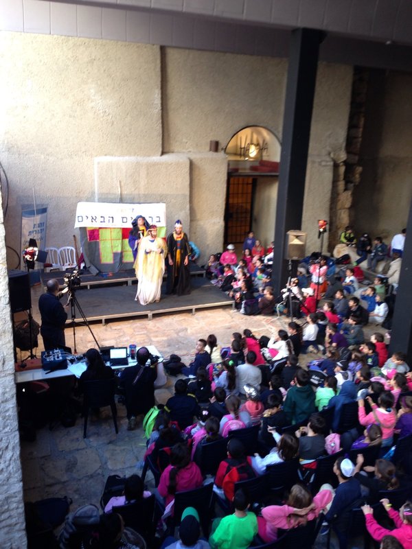 Performance for kids  in the old city