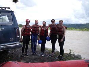 My raft crew - L-R Kevin, Anna, Victor, Me and Jess
