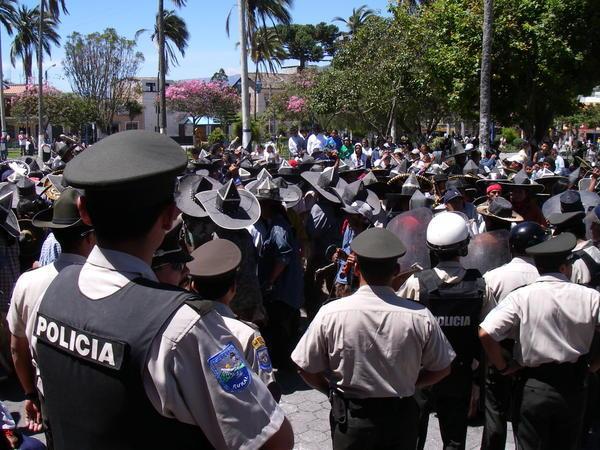 The Riot Police of Ecuador.