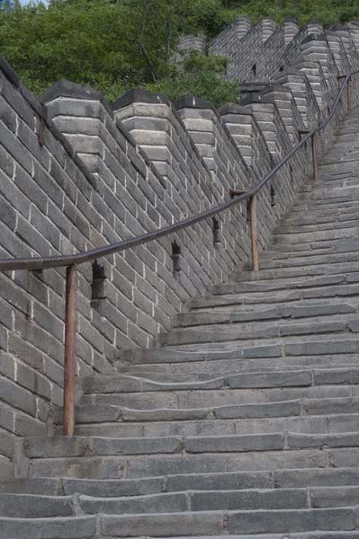 Steep stairs
