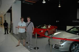 Jeff and I with our Dream Cars