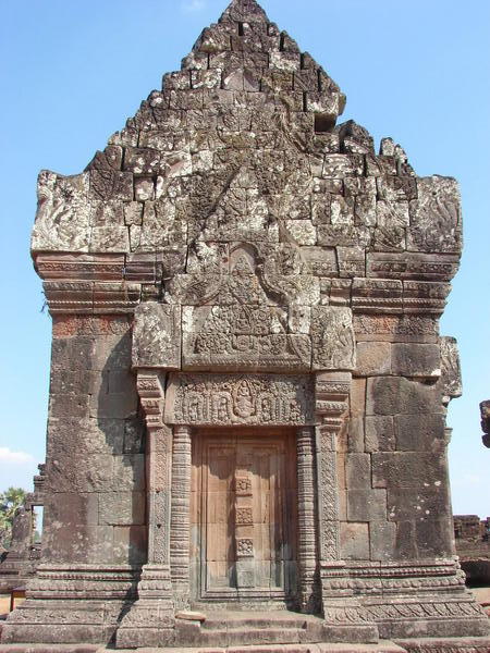 Khmer Stonework at Wat Phou