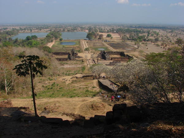 View from Atop Wat Phou