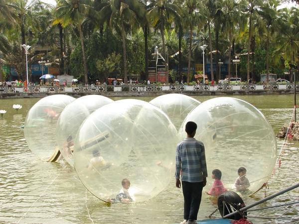 Children in Bubbles