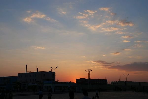 Sunset in Mongolia