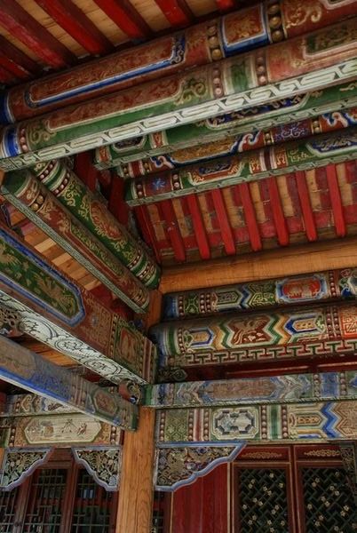 Intricately Painted Roof